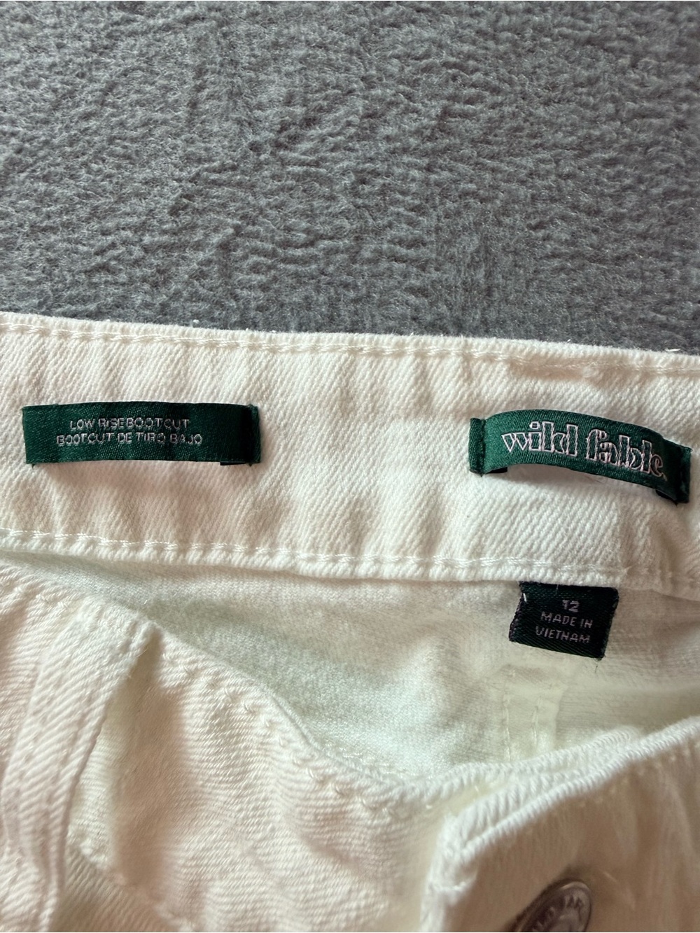 wild fable - White Baby Boot Jeans - Picture 7 of 11